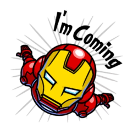 marvel, iron man, marvel mini hero, iron man berperekat, kartun iron man