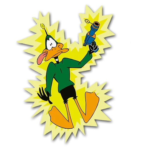 pato tonto, looney tunes, dibujos animados de alma, duffy duck héroes de dibujos animados