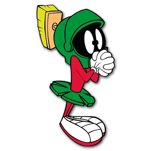 marvin, daffy duck, martians, marvin martian