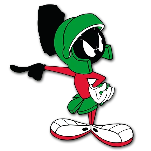 марсианин, марвин марсианин, looney toons марвин, marvin the martian and daffy duck