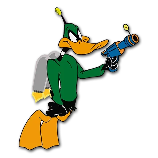 pato tonto, doders de pato 3, duffy duck héroes de dibujos animados