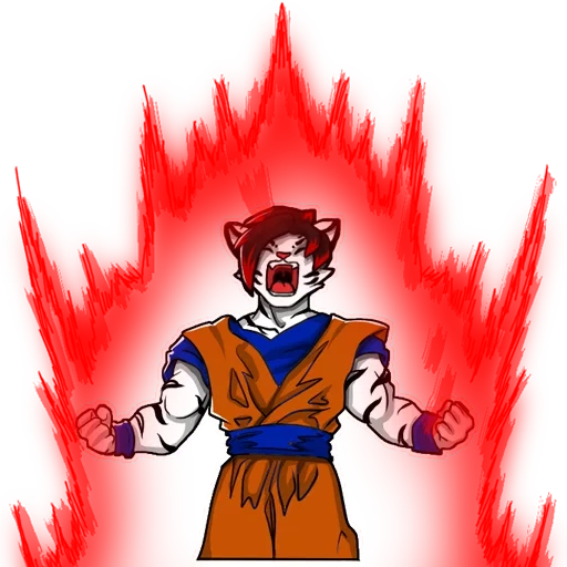 goku, saiyan, halo de goku, goku ssb kaioken, goku super sai rock art