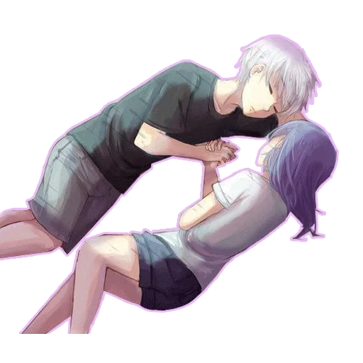 канеки тоука, токийский гуль, kaneki x touka, канеки кен тоука, токийский гуль тоука канеки