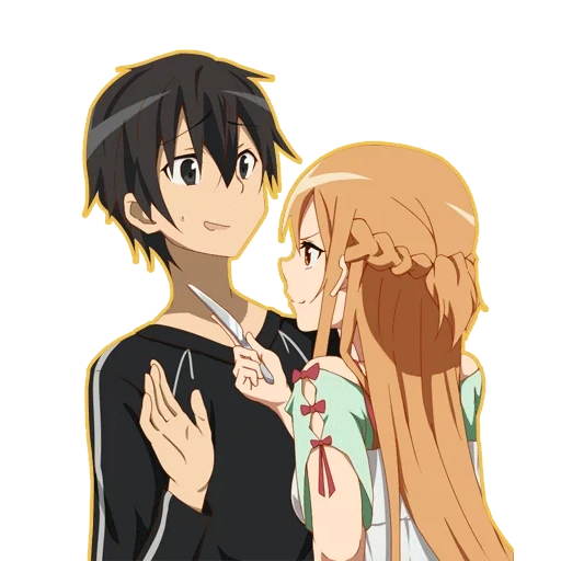 kirito asuna, kirito kun asuna, kirito asuna espina, animación kirito asuna, espada maestra en línea