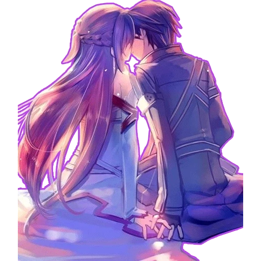 kirito asuna, asuna kirito 18, kirito asuna love, anime de couple dans l'amour, asuna kirito romance