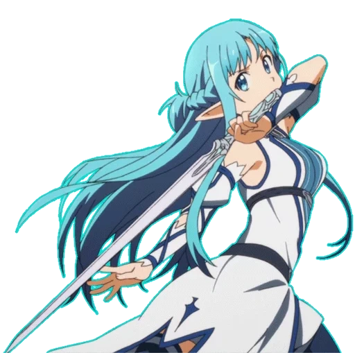 asuna, asuna alo, yasuna por la disciplina, assona por azul, espada maestra en línea