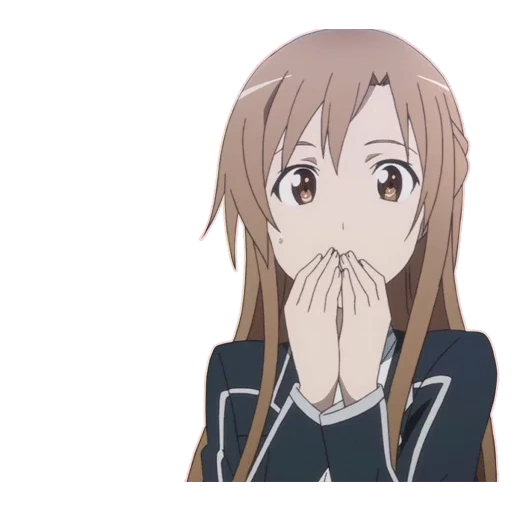 asuna, asuna, asuna kirito, asuna sorprendido