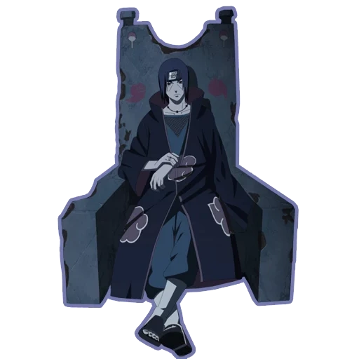 итачи троне, итачи учиха троне, итачи сидит троне, itachi uchiha троне, итачи учиха троне кадр