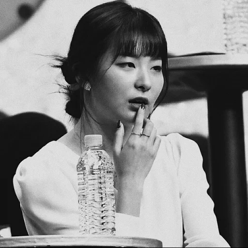 kim, asiático, atriz, lee yong jin, máscara do promotor