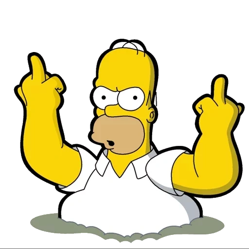 homer, die simpsons, homer simpson, simpson sticker