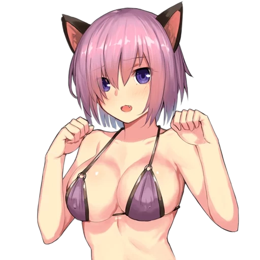 anime nyashki 18, mash kyrielight, mashu kyrielight