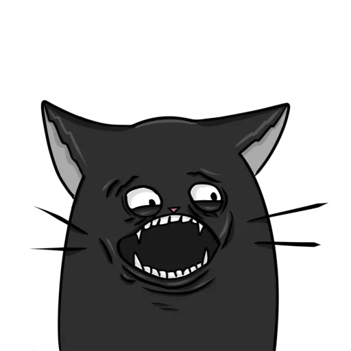 смешной черный кот, кот, котики, мемы, коты