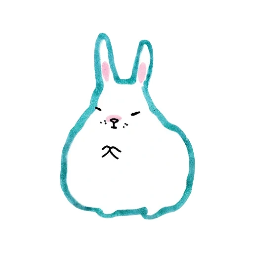 gato, conejo, querido conejo, conejo 512 512, dibujo de conejo
