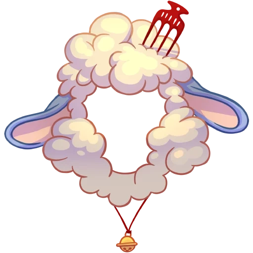 реми, овечка, облако зла, облако дыма вектор, облачко взрыва иллюстрация