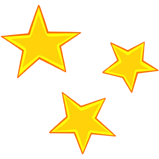 звезда, golden star, звездочки оценки, звезды мультяшные, звезды рейтинга сайта