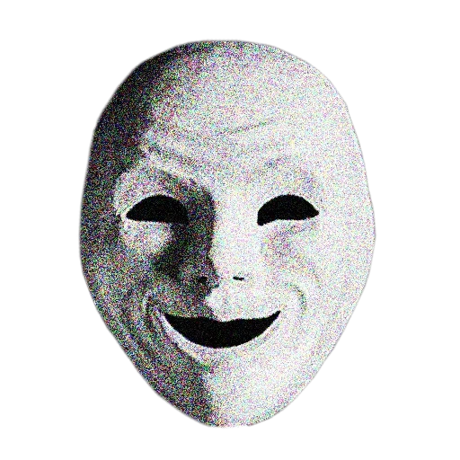 máscara, máscara, máscara anônima, máscara de palhaço branco