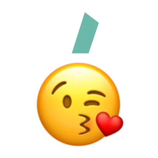 emoji, tag smile, beijo emoji, emoji emoticons, um sorriso beijando