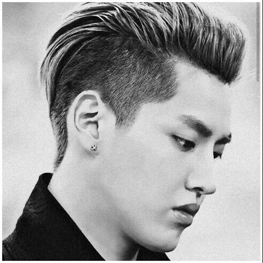 taiyang, a man's hairstyle, men's scissors, fashionable men's hair style, asian haircut men's style