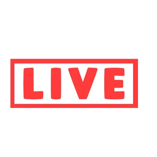 transmisión en vivo, icono en vivo, logotipo en vivo, live es un fondo transparente, fondo transparente de icono en vivo