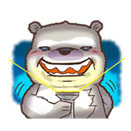 животные милые, игрушка, стикеры дасти, line stickers funny, мой говорящий бен негр