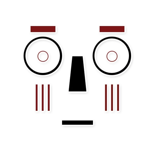 head, text, tape recorder icon, caravan palace logo, stock vector graphics