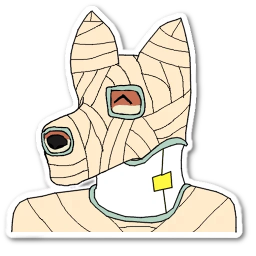 figura, múmia de gato, múmia do bebê, mummy murray, padrão de cabeça de múmia