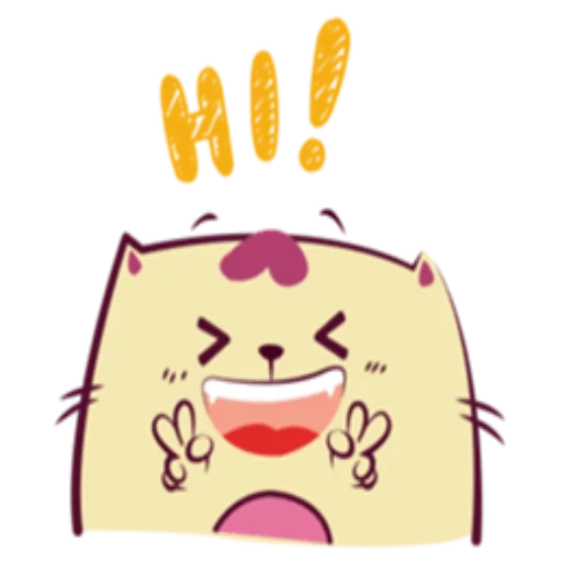 joke, cat pushin, rando cat, the drawings are cute, anime's nyasy emoticons