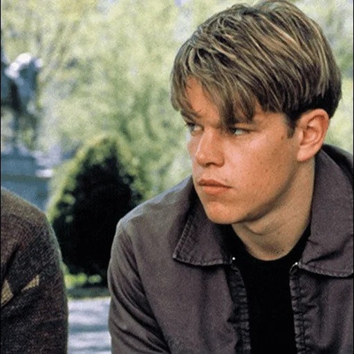 movie, matt damon, le riprese del film, smart will hunting, foto di celebrità