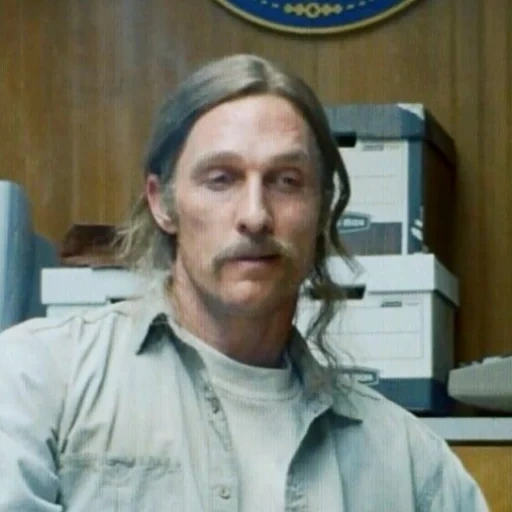 plant cole, rust cohle, relieve, a real detective