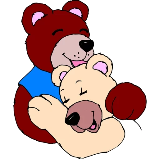 bärenumarmung, umarmung clipart, bär clipart, kuschelbärenkunst, illustration bär