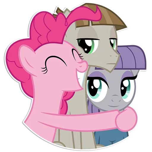 pai family, pony brand family, friendship is a miracle, mlp pinky pai's parents, pinkie pie and maud pie