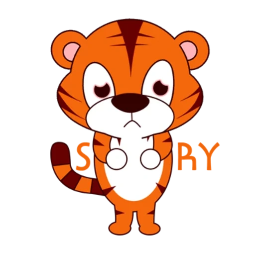 tigerok, cute tiger, tiger character, sweet tiger, little tiger
