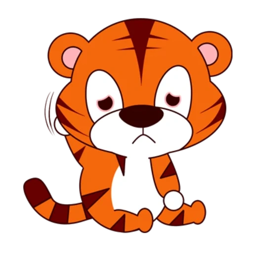 petit tigre, le tigre est mignon, tigre de clipate, tigre, mignon petit tigre