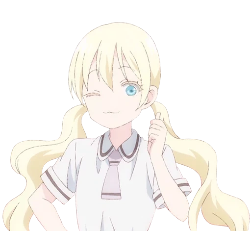 asobi asobase, asobi asobase оливия, аниме, asobi asobase эльфийка, asobi asobase olivia