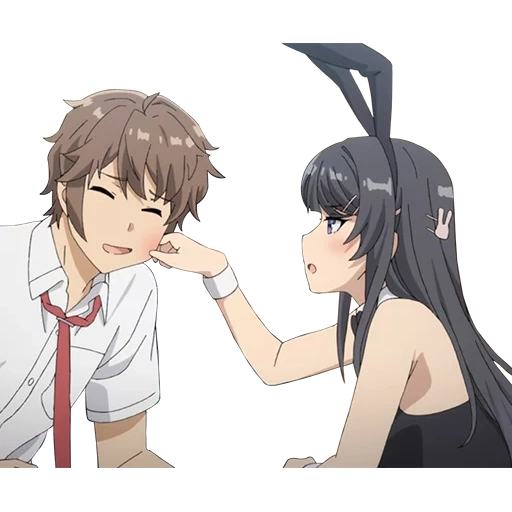 seishun buta yarou, seishun buta yarou wa bunny girl senpai no yume wo minai, персонажи аниме, свин не понимает мечту девочки зайки, seishun buta yarou wa bunny