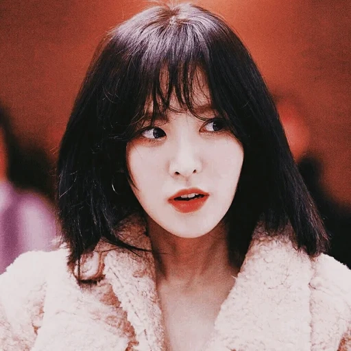 beludru merah, model rambut, wendy red velvet, beludru merah psikologis, wendy red light corduroy 2019