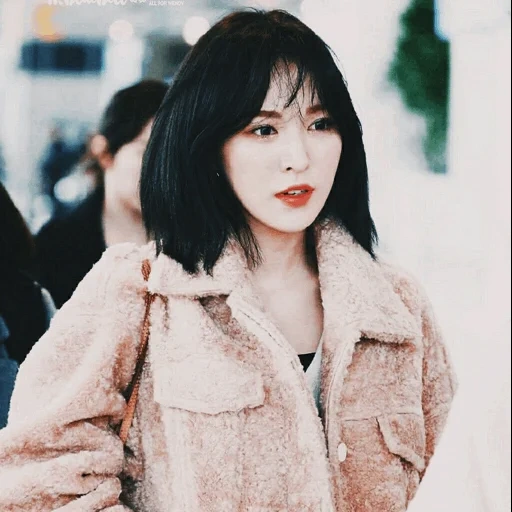 velours rouge, coupes de cheveux coréennes, coupes de cheveux asiatiques, coiffures asiatiques, wendy red velvet cheur