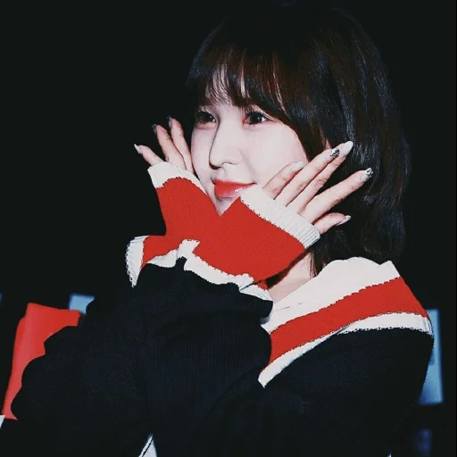 orang asia, beludru merah, kanselji, beludru merah di daun, wendy red velvet