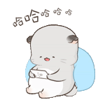 chibi cat, line seal, cute drawings, bamao simao love, simao bamao super soft