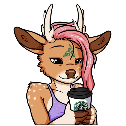 furry, furri art, furry's head, furri deer, furri art cute