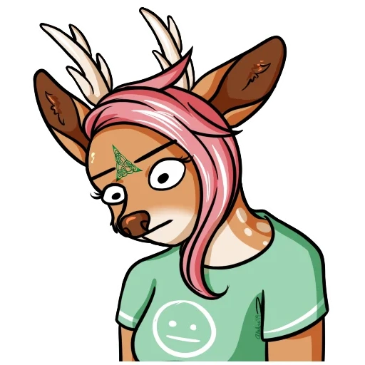 cervo tf, i cervi di fri, i cervi di fri, frey art cute, fury deer girl