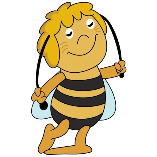 пчёлка майя мультфильм, рисунок пчелки, пчелка майя на белом фоне, пчелка, пчелка майя мультяшная