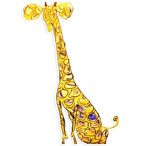 жираф, жираф иллюстрация, фон с жирафиком для детей, важный жираф, жираф рисунок