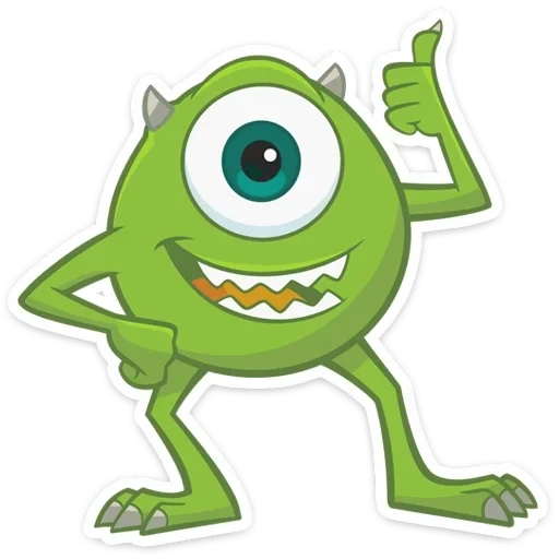 the monster mike, mike vazowski, mike vazowski, monster mac wazowski, gemälde von mike vaz