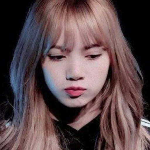 menina, pó preto, lisa blackpink, lalisa manoban, o pó preto da raposa não contém cosméticos