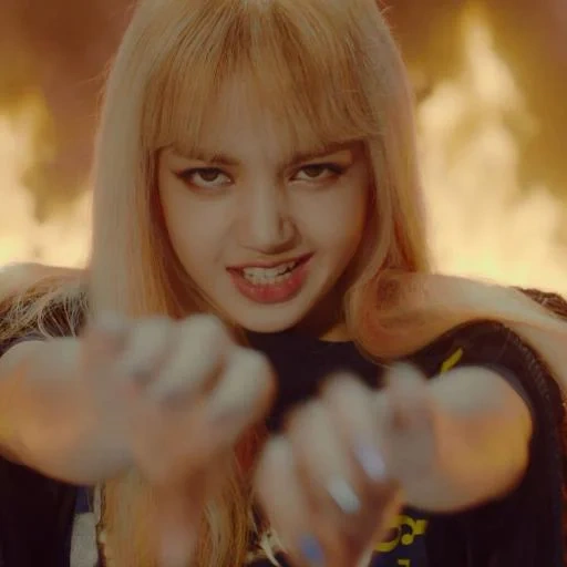 black pink, lisa blackpink, play with fire, black pink playing with fire, fox manoban playing with fire