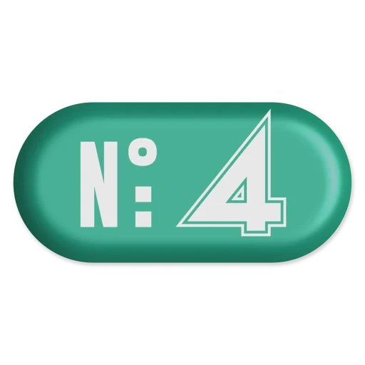 символ, иконки, логотип, зеленая 4 уно