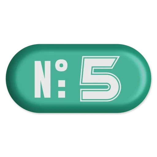symbol, teal color, level one button