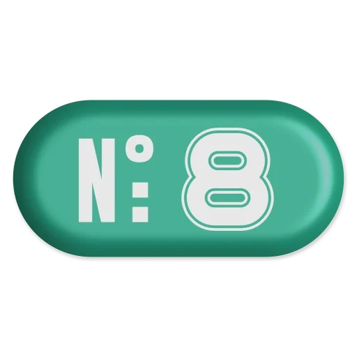 das logo, teal color, farbe grün, natriumkapseln, vitamin b5 kapseln