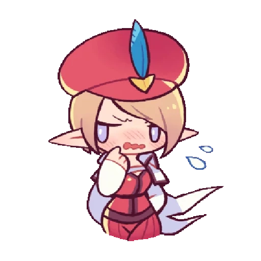 chibi, xayah chibi, dessins d'anime, personnages de chibi, art de kestrel vainglory